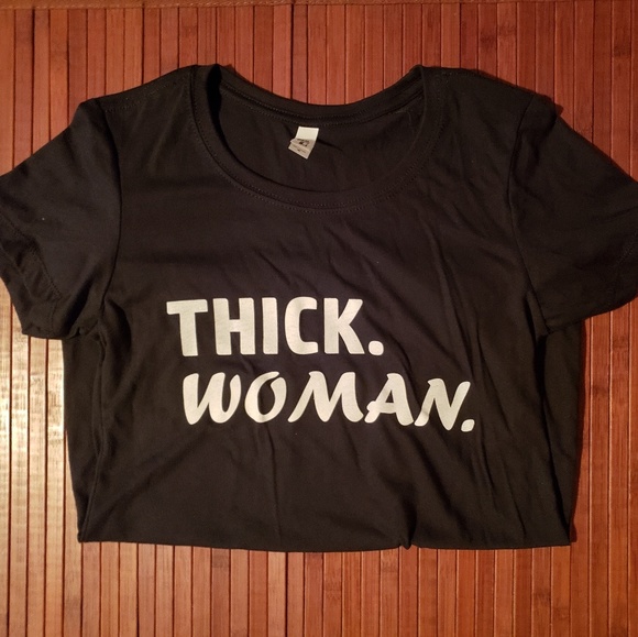 Sandcandy Tops - Sandcandy "Thick Woman" tshirt